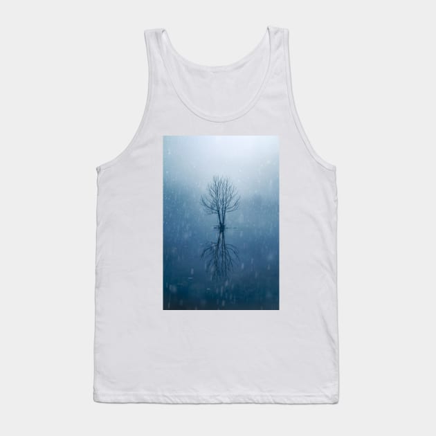 White River Snow Tank Top by jonesing